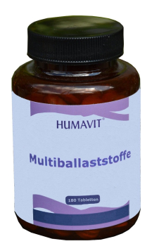 Multiballaststoffe, 180 Tabletten, mit Glukomannan, Apfel-, Haferfaser, Inulin, Monatspackung, verbessern die Darmtätigkeit