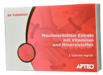 Maulbeerblätter Extrakt, 200mg mit Vitaminen: B-Komplex, C, E und Mineralstoffen (Chrom, Magnesium, Zink, Selen, Biotin, Folsäure) zum Abnehmen, für Diabetiker, 30 Tabletten, Monatspackung, auch als Ergänzung zu anderen Maulbeerblätter- und Abnehmprodukt